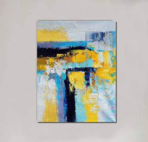 Huge Modern Wall Art Painting, Large Contemporary Abstract Artwork, Acrylic Painting for Bedroom-LargePaintingArt.com