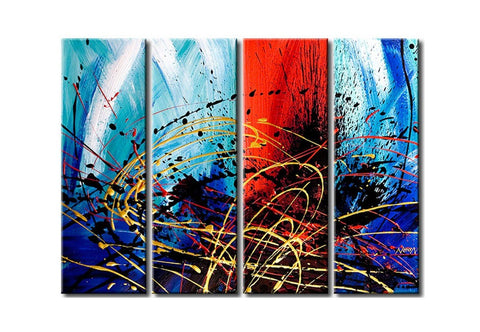 Contemporary Wall Art, Living Room Wall Paintings, Simple Modern Art, Modern Wall Art Painting, Acrylic Painting Abstract-LargePaintingArt.com