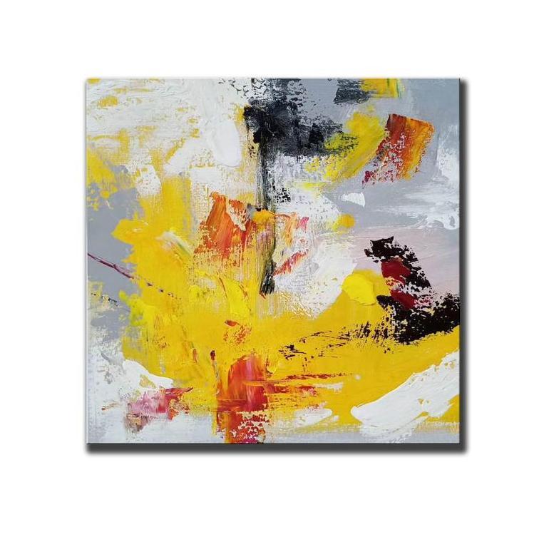 Hand Painted Acrylic Painting, Modern Contemporary Artwork, Wall Painting for Living Room, Acrylic Paintings for Dining Room-LargePaintingArt.com