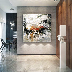 Huge Wall Paintings, Extra Large Paintings for Dining Room, Abstract Acrylic Wall Painting, Modern Canvas Painting, Living Room Wall Art Ideas-LargePaintingArt.com