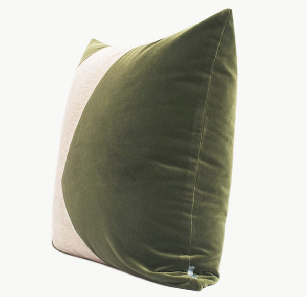 Modern Sofa Throw Pillows, Blackish Green Abstract Contemporary Throw Pillow for Living Room, Large Decorative Throw Pillows for Couch-LargePaintingArt.com