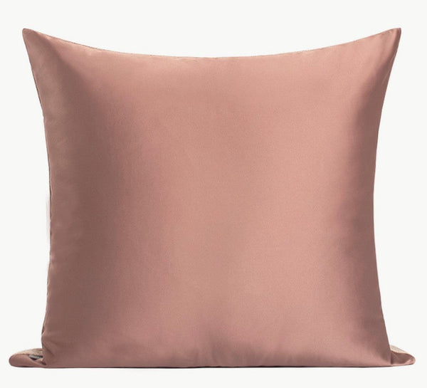 Pink Modern Sofa Throw Pillows, Large Decorative Throw Pillows for Couch, Abstract Contemporary Throw Pillow for Living Room-LargePaintingArt.com