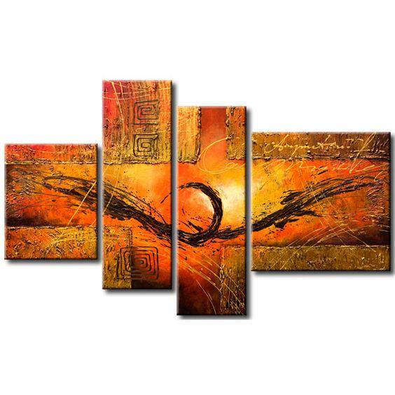 Acrylic Painting Abstract, Modern Abstract Painting, Dining Room Canvas Paintings, Contemporary Wall Paintings, Heavy Texture Wall Art-LargePaintingArt.com
