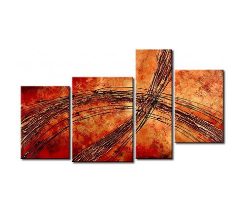 Modern Wall Art Painting, Abstract Painting Acrylic, Contemporary Wall Paintings, Living Room Wall Art-LargePaintingArt.com
