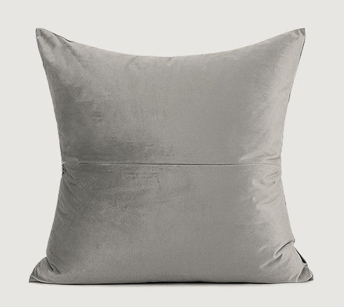 Large Modern Decorative Pillows for Sofa, Geometric Contemporary Square Pillows for Interior Design, Gray Modern Throw Pillows for Couch-LargePaintingArt.com
