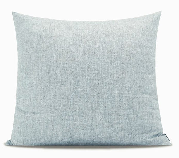 Modern Sofa Pillows, Geometric Blue Decorative Throw Pillows, Contemporary Square Modern Throw Pillows for Couch, Abstract Throw Pillow for Interior Design-LargePaintingArt.com