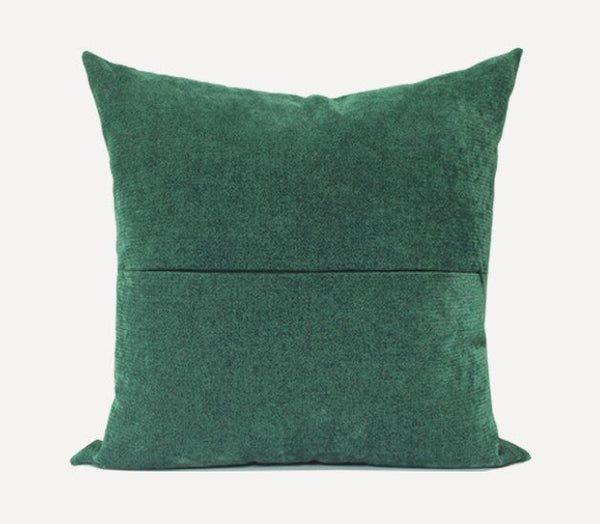 Simple Modern Pillows for Living Room, Decorative Pillows for Couch, Green Modern Sofa Pillows, Modern Sofa Pillows, Contemporary Throw Pillows-LargePaintingArt.com