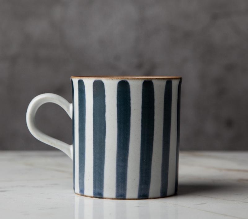 Large Capacity Coffee Cup, Cappuccino Coffee Mug, Pottery Tea Cup, Handmade Pottery Coffee Cup-LargePaintingArt.com