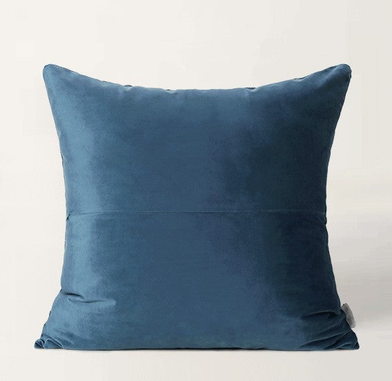 Blue Modern Sofa Pillow, Modern Throw Pillows, Modern Throw Pillow for Couch, Blue Decorative Pillow, Throw Pillow for Living Room-LargePaintingArt.com