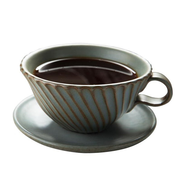 Simple Pink Pottery Coffee Cups, Breakfast Milk Cup, Latte Coffee Cup, Ceramic Coffee Cup, Cappuccino Coffee Mug, Coffee Cup and Saucer Set-LargePaintingArt.com