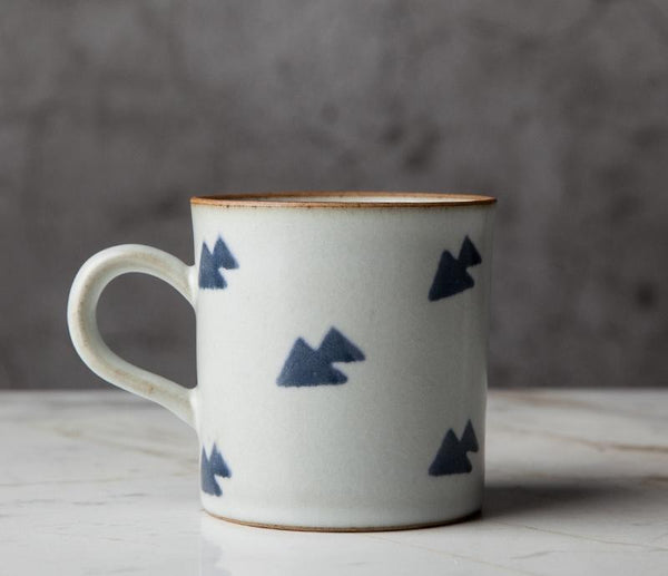 Cappuccino Coffee Mug, Handmade Pottery Coffee Cup, Large Capacity Coffee Cup, Pottery Tea Cup-LargePaintingArt.com