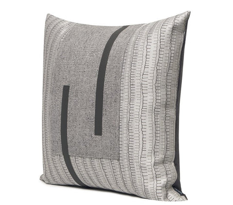 Gray Modern Simple Throw Pillows for Living Room, Decorative Modern Sofa Pillows, Modern Throw Pillows for Couch, Large Simple Modern Pillows-LargePaintingArt.com