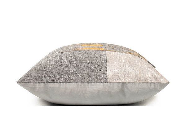 Large Gray Modern Pillows, Modern Simple Throw Pillows, Decorative Modern Sofa Pillows, Modern Throw Pillows for Couch-LargePaintingArt.com