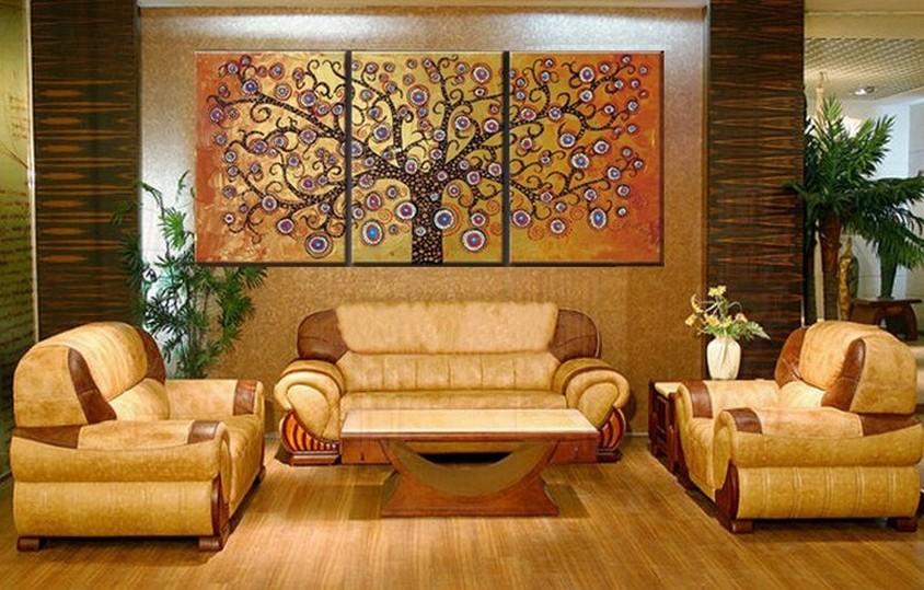 Hand Painted Wall Art, Large Oil Painting, Abstract Canvas Painting, 3 Panel Wall Art Paintings, Abstract Canvas Painting-LargePaintingArt.com