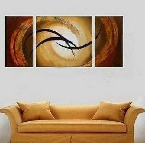 Wall Art, Abstract Art, Abstract Painting, Canvas Painting, Large Oil Painting, Living Room Wall Art, Modern Art, 3 Piece Wall Art, Huge Art-LargePaintingArt.com