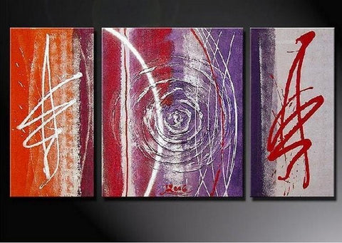 Canvas Painting, Large Oil Painting, Wall Art, Abstract Art, Abstract Painting, Living Room Wall Art, Modern Art, 3 Piece Wall Art, Huge Art-LargePaintingArt.com