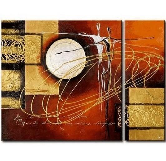Living Room Wall Decor, Contemporary Art, Art on Canvas, Flower Painting, Extra Large Painting, Canvas Wall Art, Abstract Painting-LargePaintingArt.com
