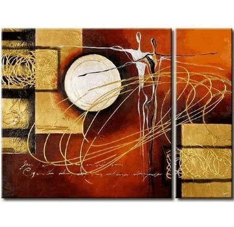 Living Room Wall Decor, Contemporary Art, Art on Canvas, Flower Painting, Extra Large Painting, Canvas Wall Art, Abstract Painting-LargePaintingArt.com