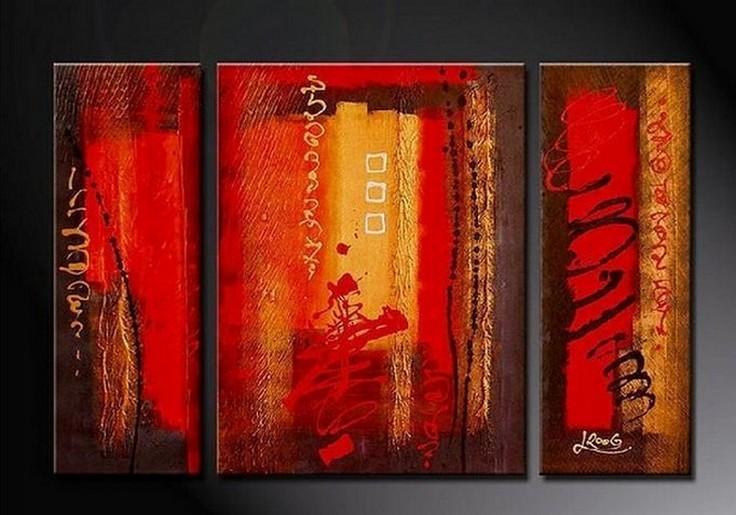 Abstract Art, Red Abstract Painting, Bedroom Wall Art, Large Painting, Living Room Wall Art, Modern Art, Large Wall Art, Abstract Painting, Art on Canvas-LargePaintingArt.com