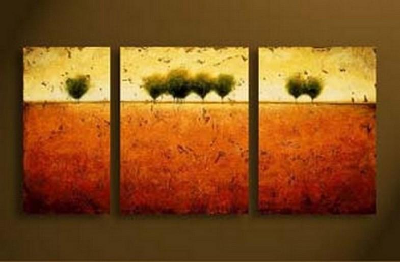 3 Piece Acrylic Painting, Tree of Life Painting, Buy Art Online, Landscape Painting on Canvas, Landscape Painting for Bedroom-LargePaintingArt.com