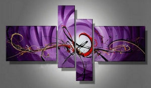 Large Wall Art Paintings, Abstract Lines Art, Large Canvas Painting, Abstract Painting for Bedroom, Hand Painted Art on Canvas-LargePaintingArt.com