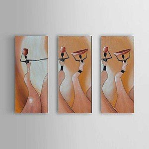 Wall Painting, Abtract Artwork, Bedroom Wall Art, Canvas Painting, Abstract Art, Contemporary Art, 3 Piece Canvas Art-LargePaintingArt.com