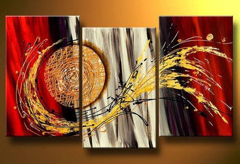 3 Piece Wall Art Painting, Modern Abstract Painting, Canvas Painting for Living Room, Modern Wall Art Paintings, Large Painting for Sale-LargePaintingArt.com