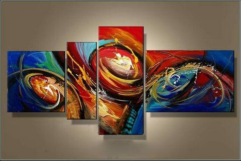Contemporary Paintings, Large Painting Above Sofa, Modern Wall Art Paintings, Acrylic Art on Canvas, Abstact Painting for Living Room-LargePaintingArt.com