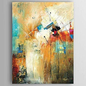 Kitchen Wall Art, Canvas Painting, Heavy Texture Painting, Abstract Wall Art, Canvas Wall Art-LargePaintingArt.com