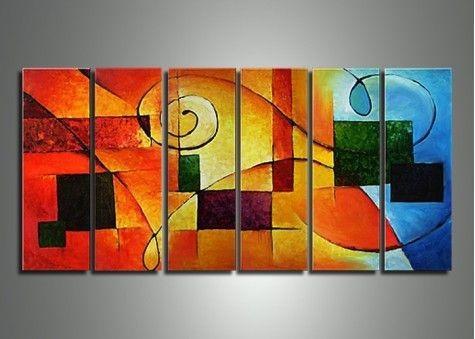 Living Room Wall Art, Abstract Art Set, Huge Abstract Painting, Extra Large Painting, Modern Art, Contemporary Art-LargePaintingArt.com