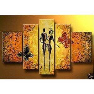 Abstract Art of Love, Canvas Painting for Bedroom, Large Wall Art Paintings, Acrylic Abstract Painting, Huge Painting for Sale-LargePaintingArt.com