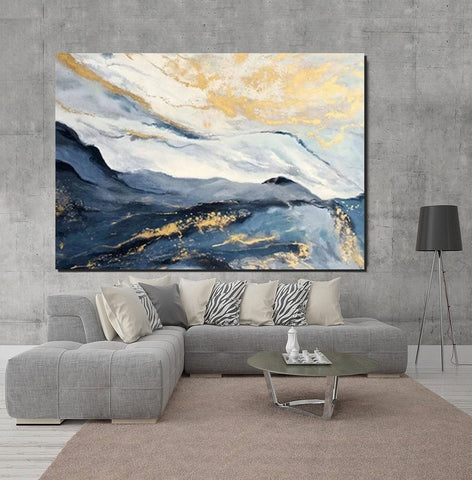Contemporary Acrylic Art, Buy Large Paintings Online, Simple Modern Art, Large Wall Art Ideas, Large Painting for Dining Room-LargePaintingArt.com