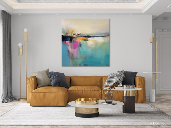 Large Paintings for Living Room, Modern Wall Art Paintings, Large Original Art, Buy Wall Art Online, Contemporary Acrylic Painting on Canvas-LargePaintingArt.com