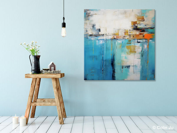 Abstract Painting on Canvas, Original Abstract Wall Art for Sale, Contemporary Acrylic Paintings, Extra Large Canvas Painting for Bedroom-LargePaintingArt.com