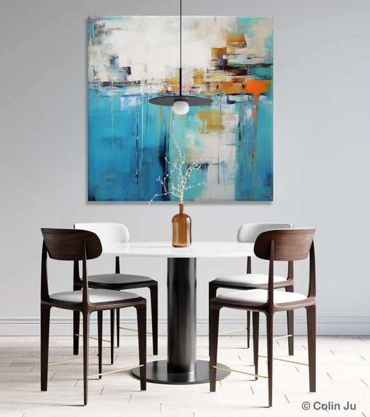 Abstract Painting on Canvas, Original Abstract Wall Art for Sale, Contemporary Acrylic Paintings, Extra Large Canvas Painting for Bedroom-LargePaintingArt.com