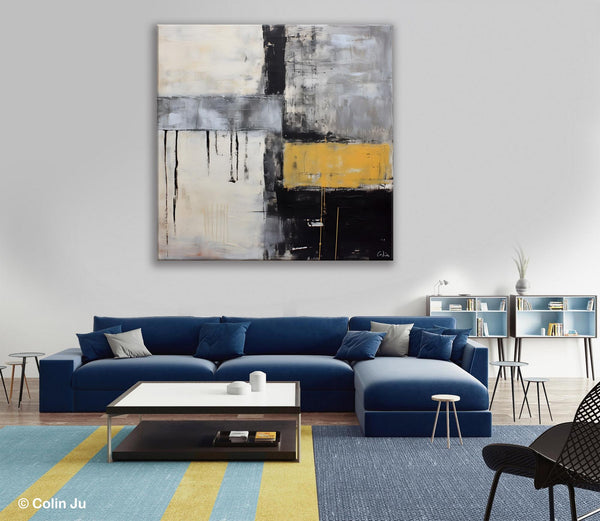 Extra Large Original Artwork, Large Paintings for Bedroom, Abstract Landscape Painting on Canvas, Oversized Contemporary Wall Art Paintings-LargePaintingArt.com