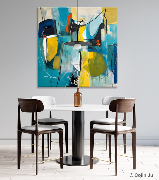 Acrylic Painting for Living Room, Contemporary Abstract Artwork, Extra Large Wall Art Paintings, Original Modern Artwork on Canvas-LargePaintingArt.com