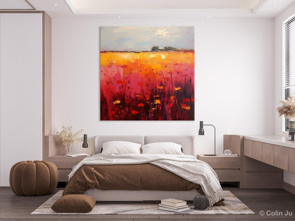 Contemporary Wall Art Paintings, Large Acrylic Paintings on Canvas, Abstract Landscape Paintings for Living Room, Landscape Canvas Art-LargePaintingArt.com