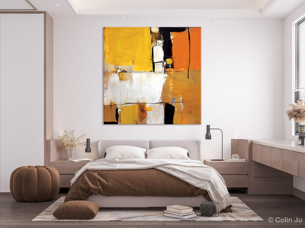 Oversized Modern Abstract Wall Paintings, Large Wall Art Painting for Bedroom, Original Canvas Art, Contemporary Acrylic Painting on Canvas-LargePaintingArt.com