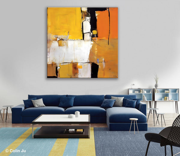 Oversized Modern Abstract Wall Paintings, Large Wall Art Painting for Bedroom, Original Canvas Art, Contemporary Acrylic Painting on Canvas-LargePaintingArt.com