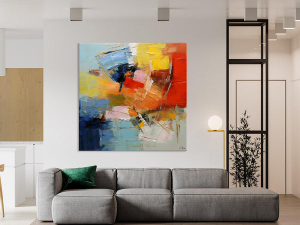 Oversized Canvas Paintings, Huge Wall Art Ideas for Living Room, Contemporary Acrylic Art, Original Abstract Art, Hand Painted Canvas Art-LargePaintingArt.com