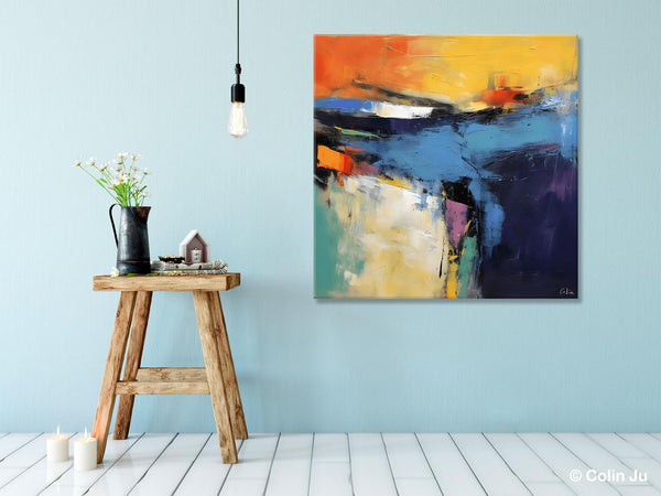 Large Wall Art Painting for Bedroom, Oversized Modern Abstract Wall Paintings, Original Canvas Art, Contemporary Acrylic Painting on Canvas-LargePaintingArt.com