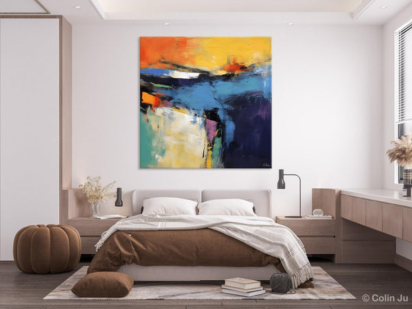 Large Wall Art Painting for Bedroom, Oversized Modern Abstract Wall Paintings, Original Canvas Art, Contemporary Acrylic Painting on Canvas-LargePaintingArt.com