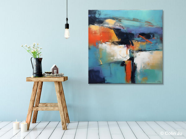 Modern Wall Art Paintings, Canvas Paintings for Bedroom, Buy Wall Art Online, Contemporary Acrylic Painting on Canvas, Large Original Art-LargePaintingArt.com