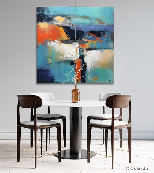 Modern Wall Art Paintings, Canvas Paintings for Bedroom, Buy Wall Art Online, Contemporary Acrylic Painting on Canvas, Large Original Art-LargePaintingArt.com