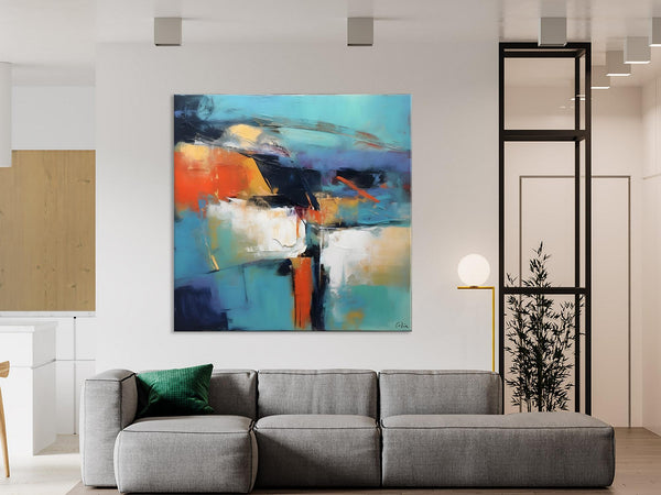 Modern Wall Art Paintings, Canvas Paintings for Bedroom, Buy Wall Art Online, Contemporary Acrylic Painting on Canvas, Large Original Art-LargePaintingArt.com