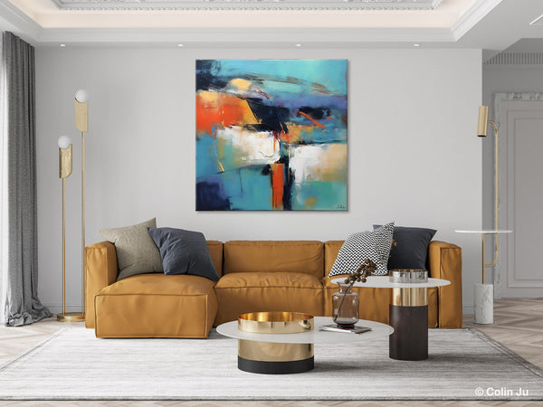 Modern Wall Art Paintings, Canvas Paintings for Bedroom, Buy Wall Art Online, Contemporary Acrylic Painting on Canvas, Large Original Art-LargePaintingArt.com