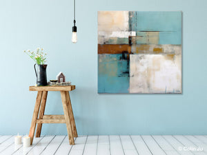 Extra Large Painting on Canvas, Contemporary Acrylic Paintings, Large Original Abstract Wall Art, Large Canvas Paintings for Bedroom-LargePaintingArt.com