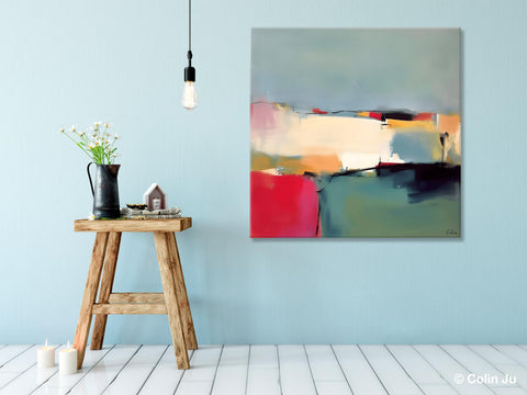 Contemporary Abstract Artwork, Acrylic Painting for Living Room, Oversized Wall Art Paintings, Original Modern Paintings on Canvas-LargePaintingArt.com