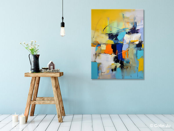 Contemporary Abstract Art, Bedroom Canvas Art Ideas, Large Painting for Sale, Buy Large Paintings Online, Original Modern Abstract Art-LargePaintingArt.com